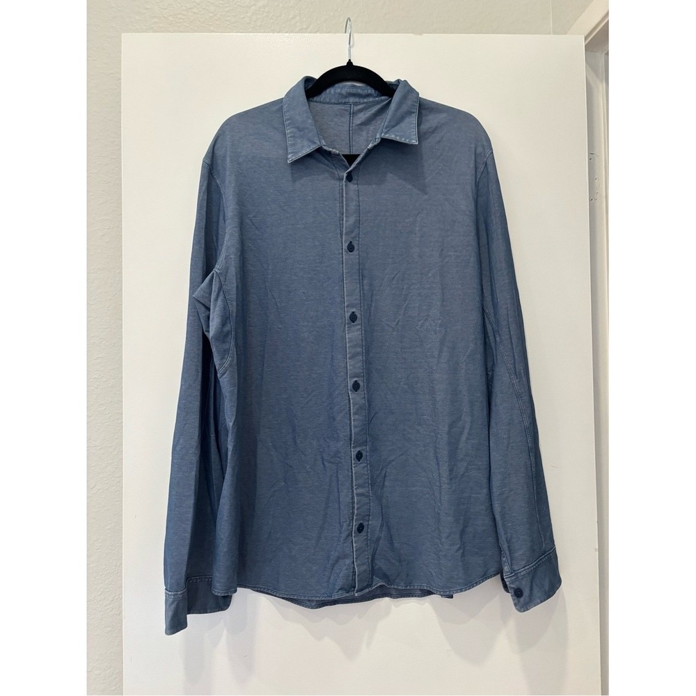 lululemon collared Commission Long-Sleeve Button-Up Shirt Stretch breathable